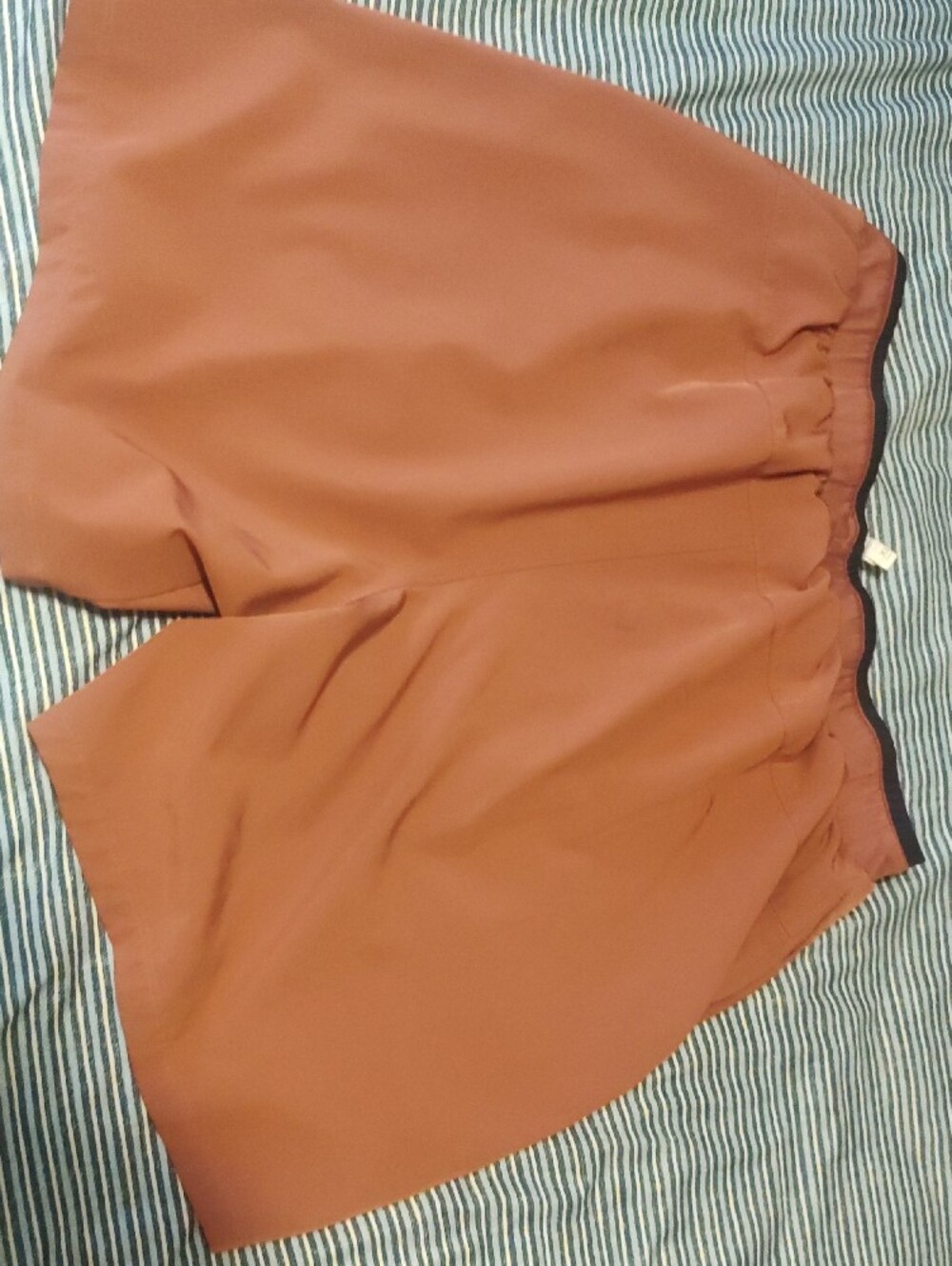 Fabletics Men's Athletic Shorts in Rust Orange - Picture 4 of 4